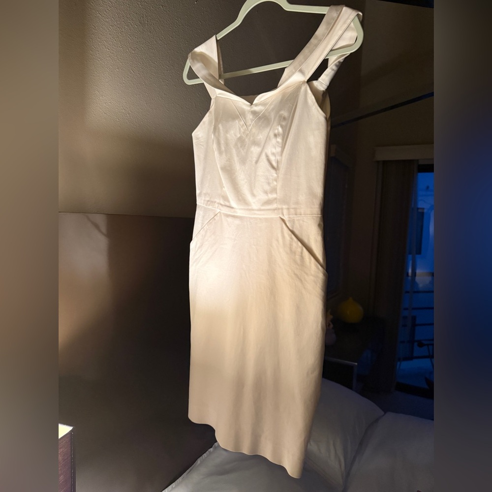 Bebe White Dress